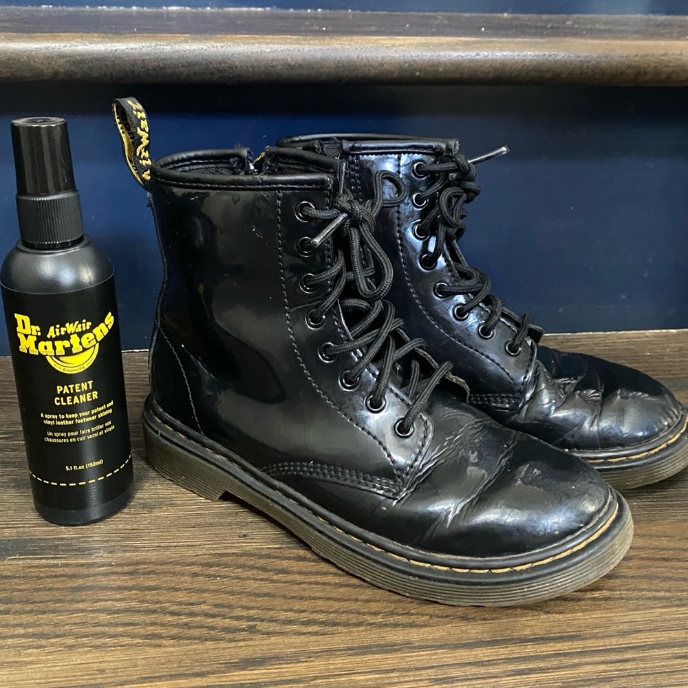 Dr. Martens Junior Patent Leather Boots